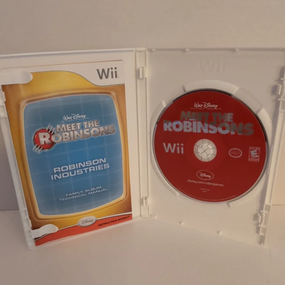 Disney Meet the Robinsons Nintendo Wii Game CIB Complete w/ Manual RVL-RMEE-USA